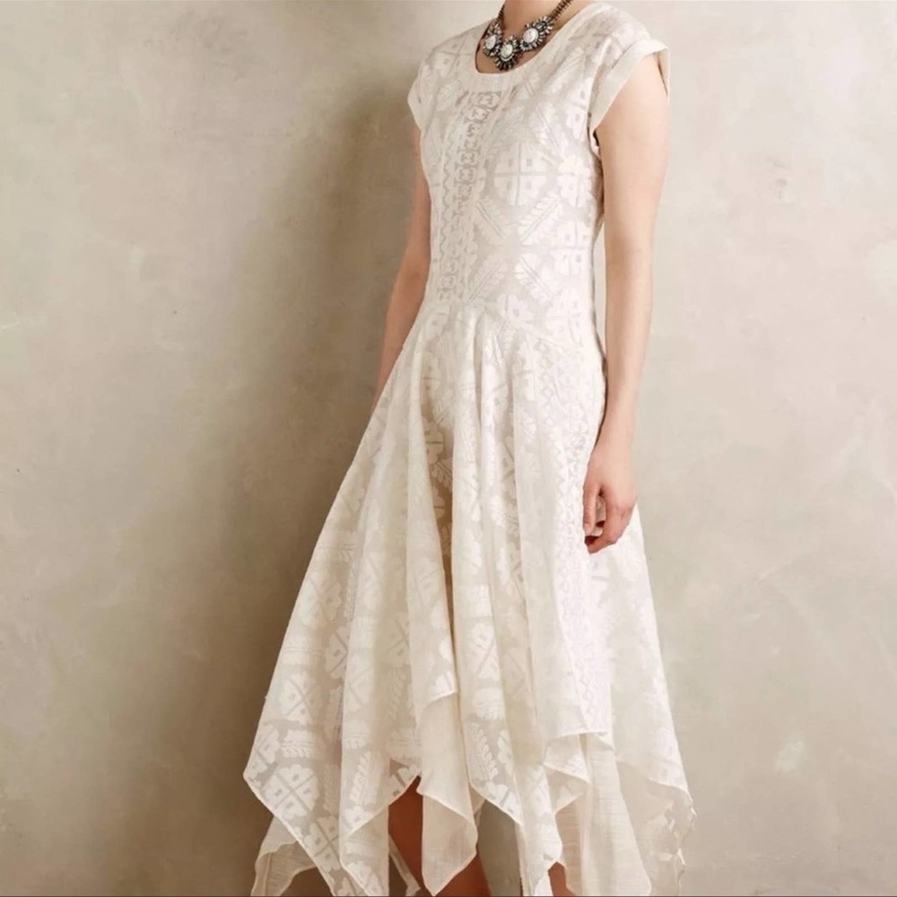 Anthropologie Payal Pratap Dress BHLDN Lace Size 6 Petite
